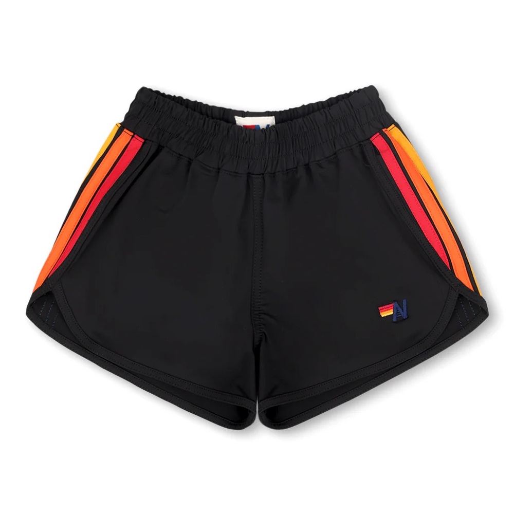 Aviator Nation Girls Shorts with Colorful Stripes